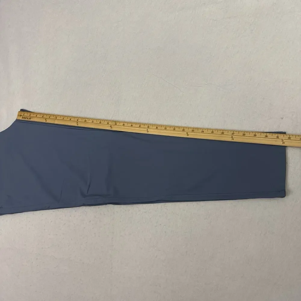 UNRL Concourse Golf Pants Mens Large 34-36 Tall Storm Blue Stretch Performance